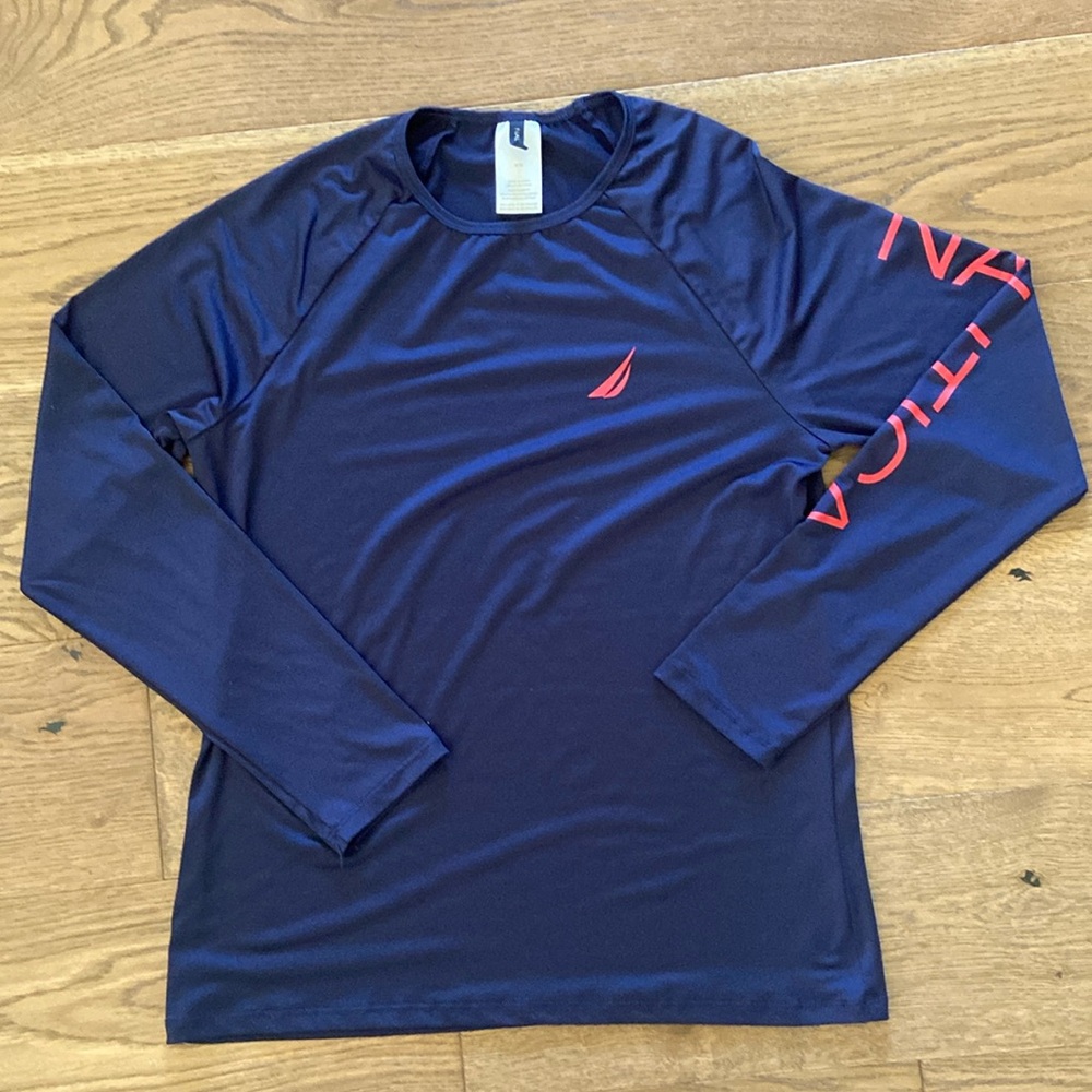 Nautica Women’s Standard Long Sleeve Rashguard - Picture 4 of 10